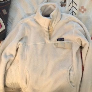 White Patagonia Fleece